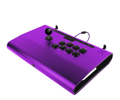 Akcesoria do konsol Victrix PRO FS PC/PS5/PS4 ARCADE FIGHT STICK - fioletowy